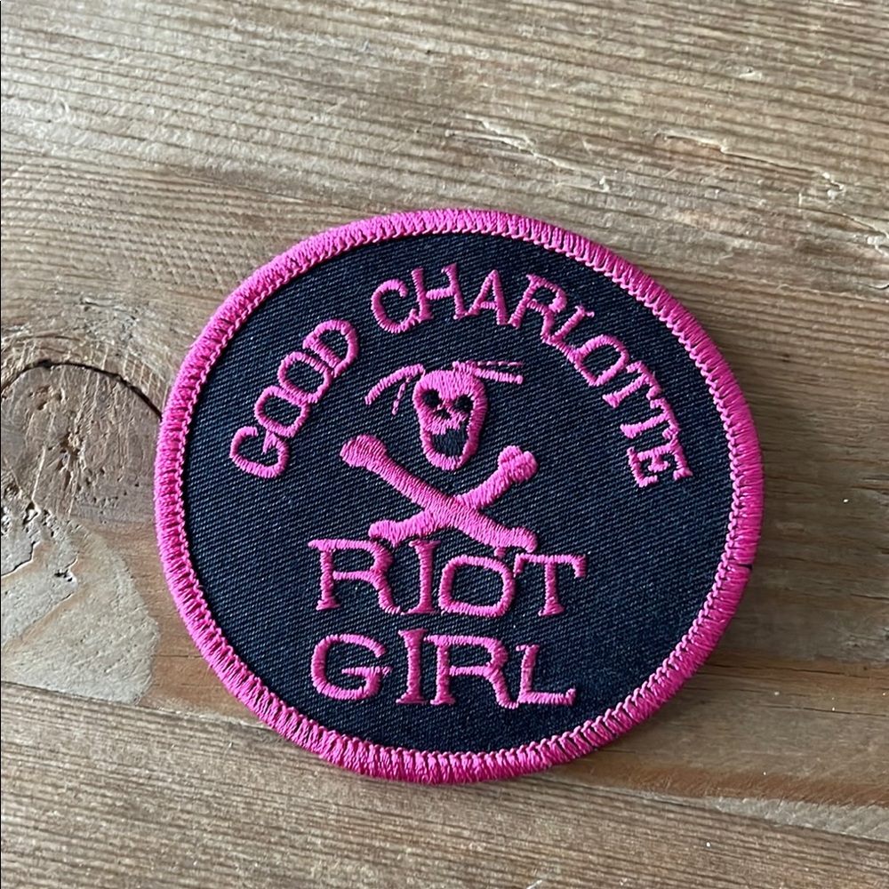 NEW Vintage Good Charlotte GC Riot Girl Patch
